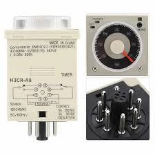 تایمر 8 پایه آنالوگ مولتی رنج امرون مدل H3CR-A8 220
