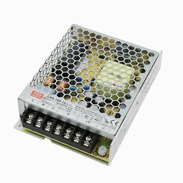 منبع تغدیه یا پاور سوییچینگ مینول MW مدل LRS-100-12