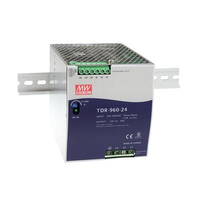 منبع تغدیه یا پاور سوییچینگ سه فاز مینول MW مدل TDR-960-24