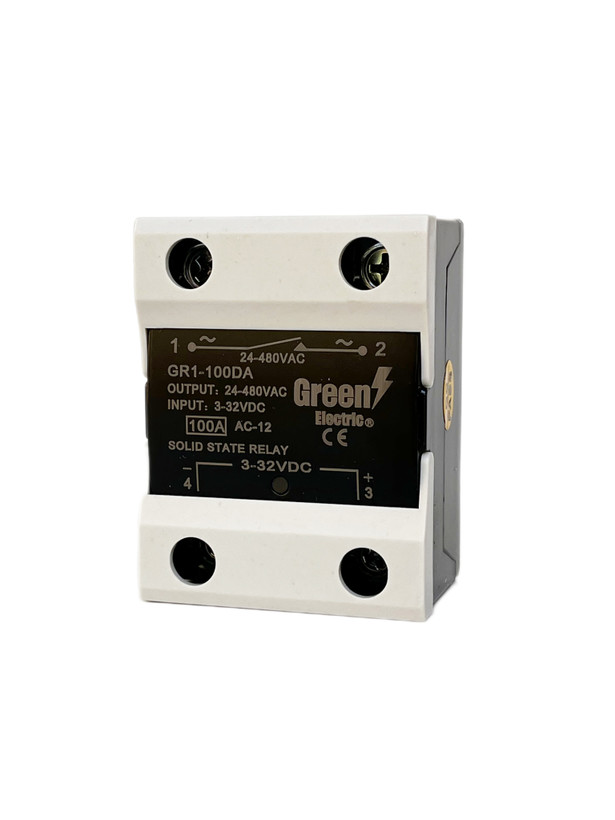 رله SSR تکفاز 100 آمپر گرین مدل GR1-100DA